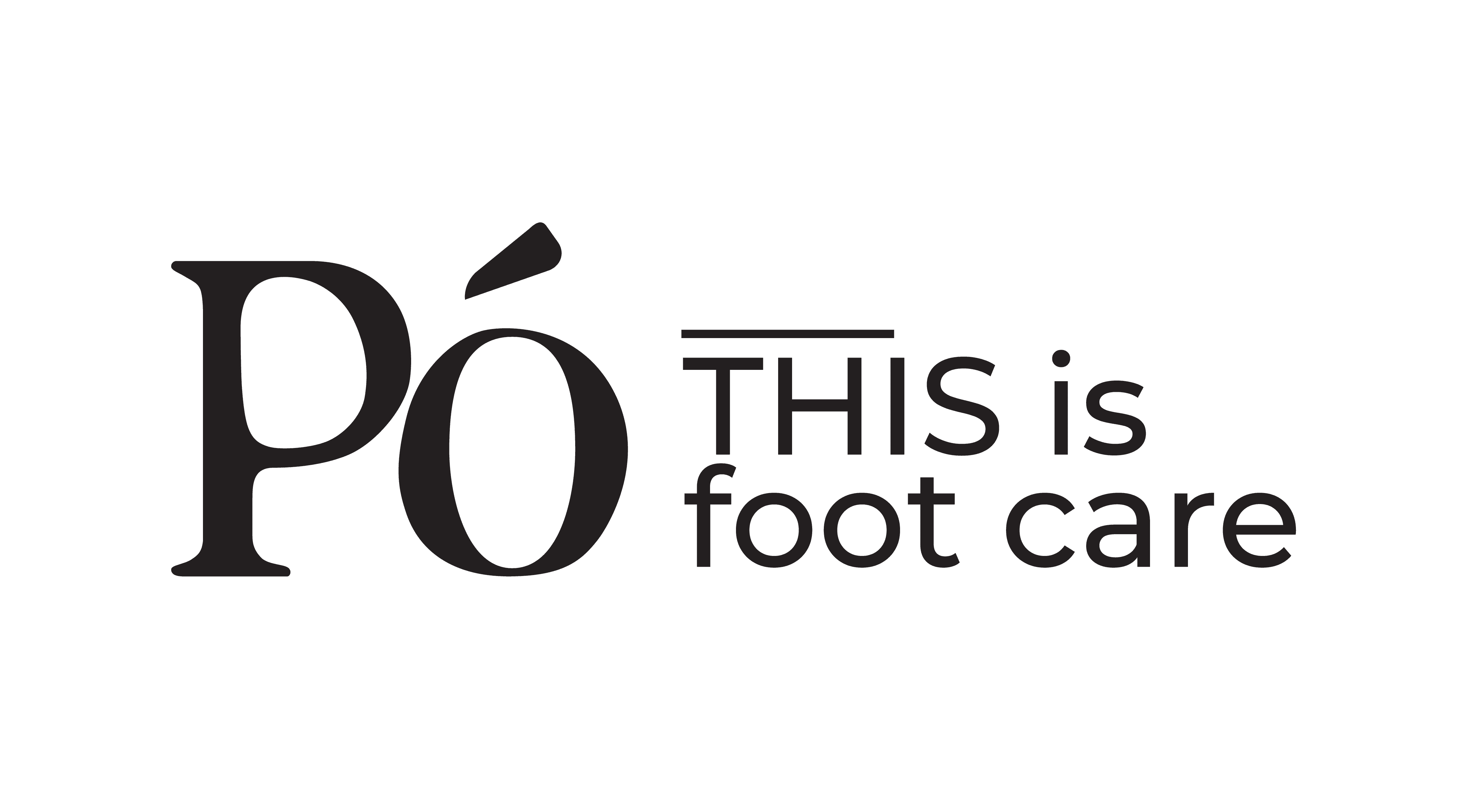 Pó tagline logo